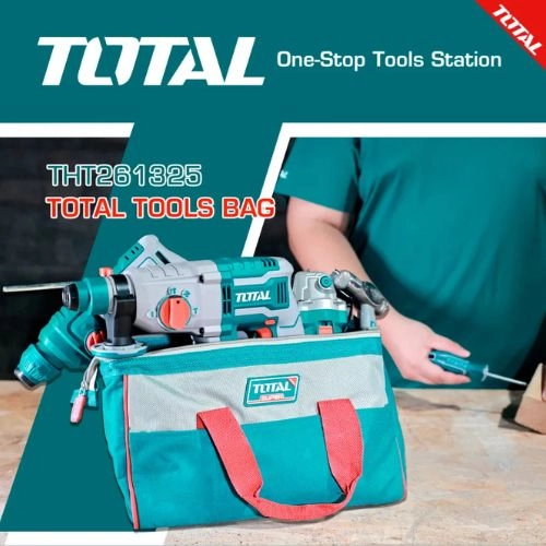 شنطة قماش للمعدات 13 بوصة من توتال THT261325 شنطة قماش للمعدات 13 بوصة من توتال THT261325