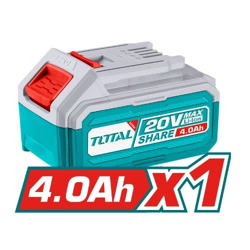 صاروخ 4.5" 20 فولت 900 وات مع بطارية 4 أمبير و شاحن من توتال TAGLI261521