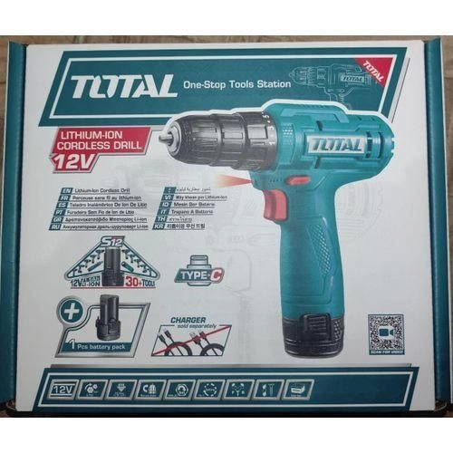 شنيور بطارية  12 فولت 10 مللي من توتال TDLI12456 شنيور بطارية  12 فولت 10 مللي من توتال TDLI12456